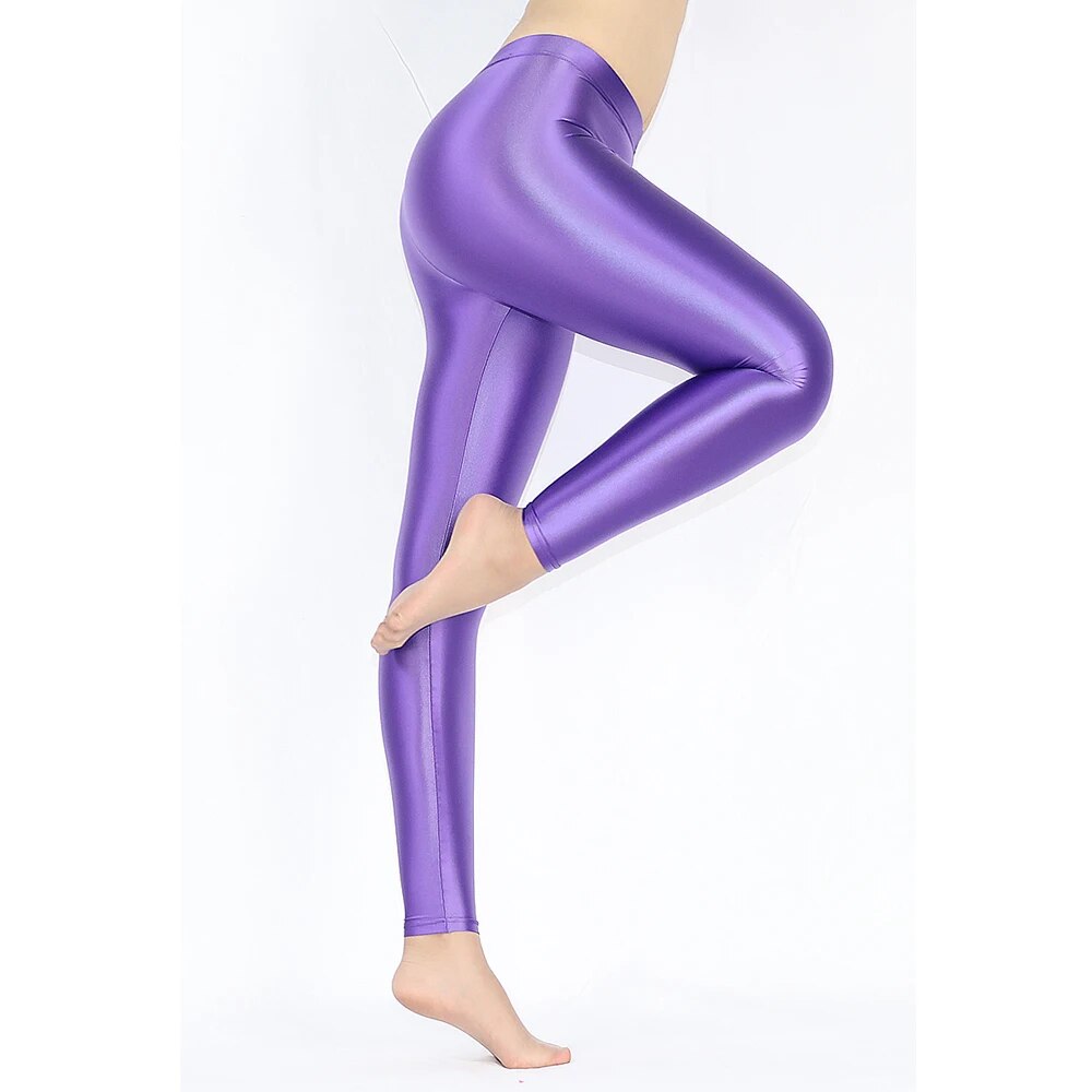 Graciela - Satijn Glimmende Zachte Yoga Legging