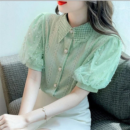 Claire - Chique kanten blouse