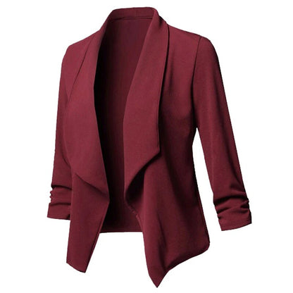 Guiliana - Asymmetrische Blazers Cardigan met Ruches