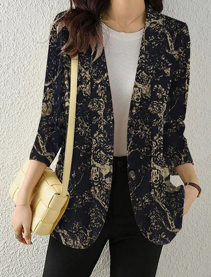 Sharinda - Bloemenpracht Retro Blazer