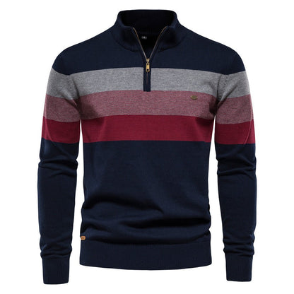 Adler - Sweater met kwart rits