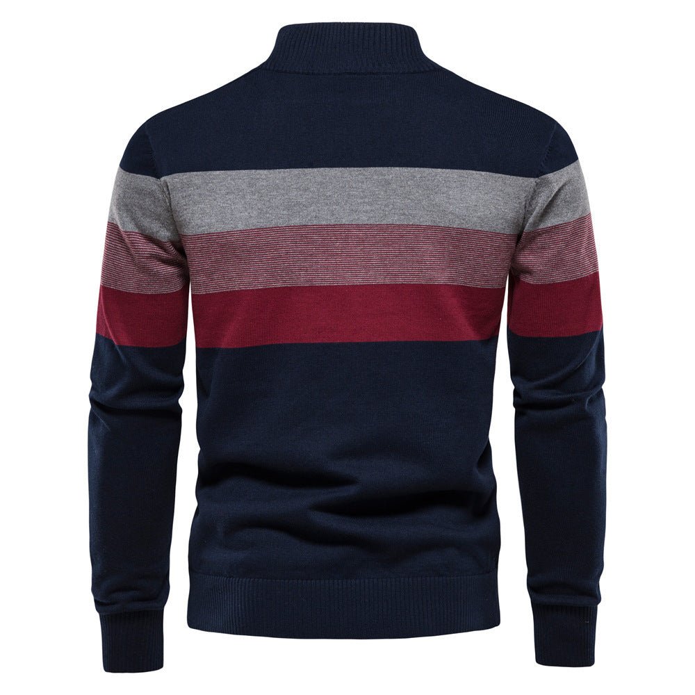 Adler - Sweater met kwart rits