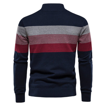 Adler - Sweater met kwart rits