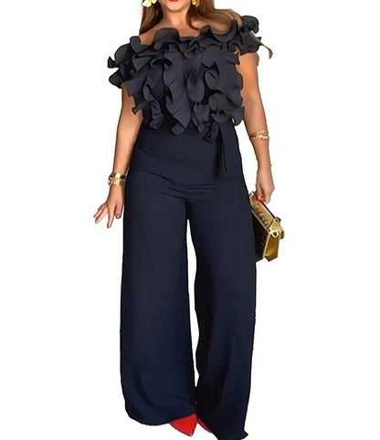 Frances - Chique off-shoulder jumpsuit