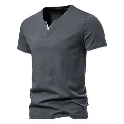 Rieks - Katoenen Slim Fit T-shirt