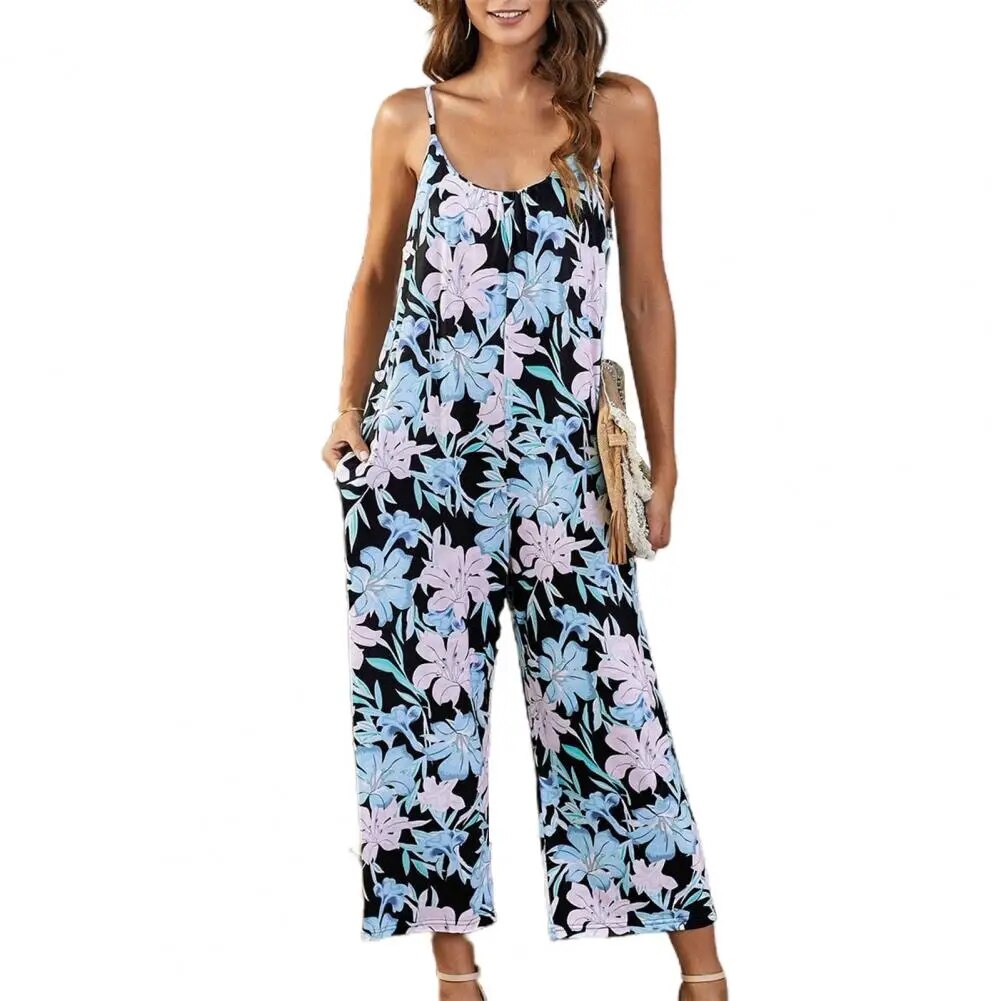 Vignette - Jumpsuit met Bloemenprints en Zakken