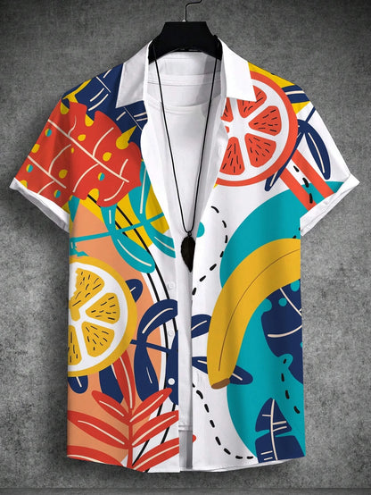 Royce - Zomer Shirt met Tropische print