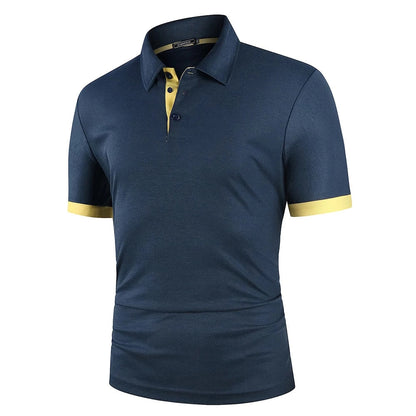 Kristian - Dynamisch Contrastkleurig Polo Shirt