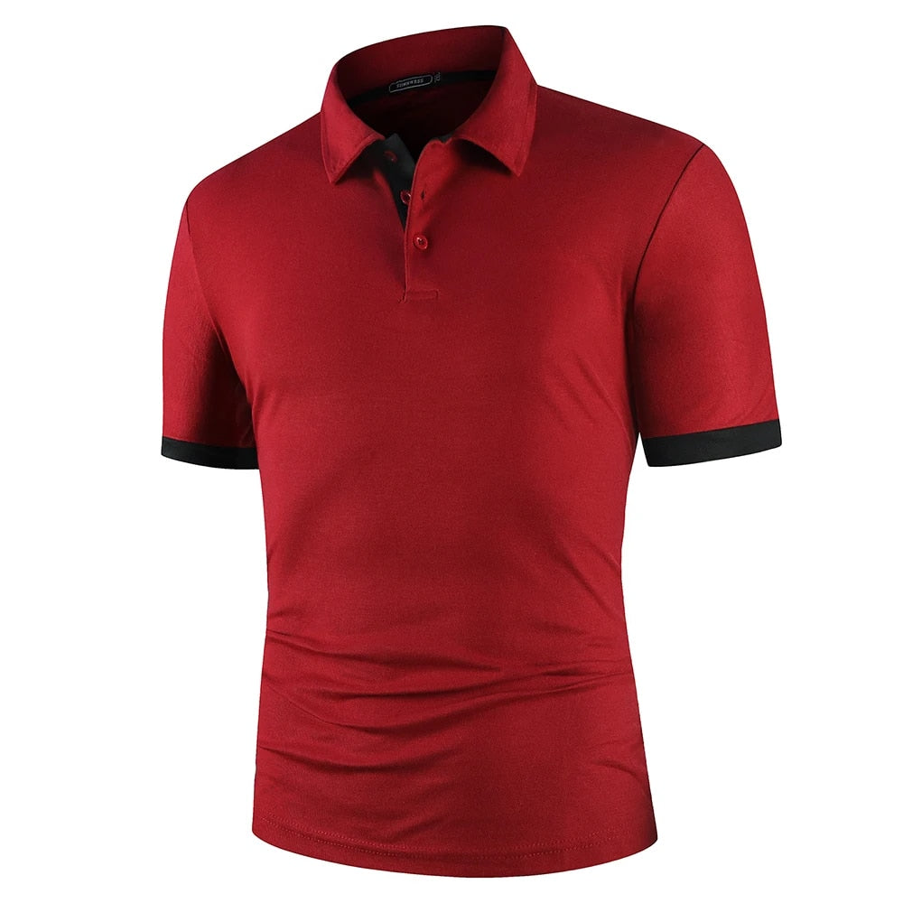 Kristian - Dynamisch Contrastkleurig Polo Shirt