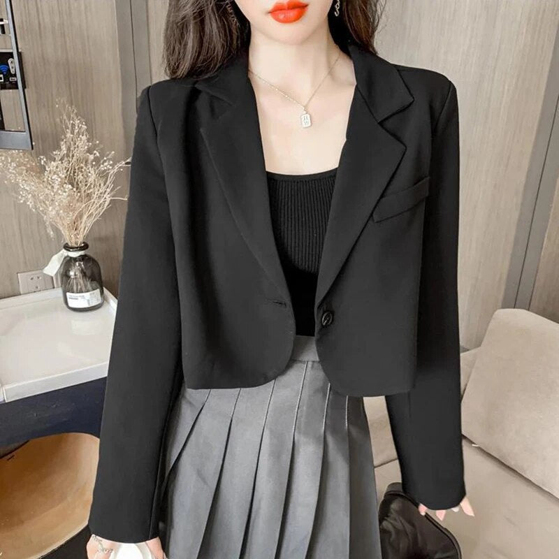 Elisa - Stijlvolle Cropped Blazer voor Dames